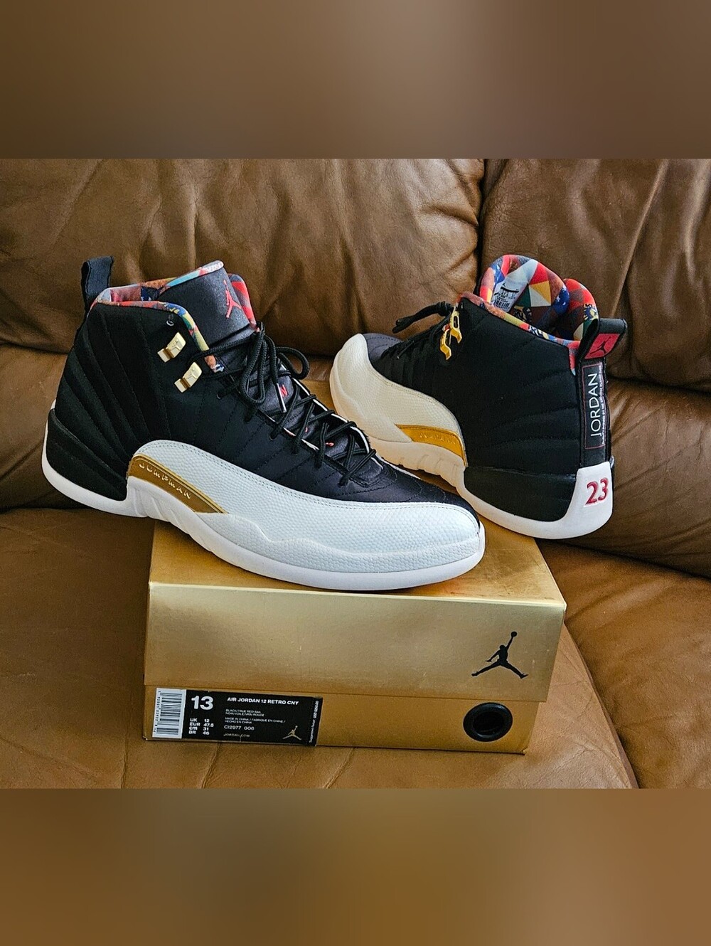 Nike Air Jordan 12 XII Retro Chinese New Year Multicolor Size 13 (GREAT SHAPE)